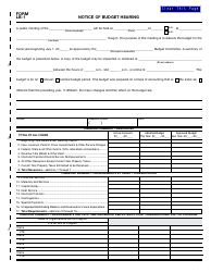 Form 150-504-073 Local Budget Law and Notice of Property Tax - Forms and Instructions for Municipal Corporations - Oregon, Page 21