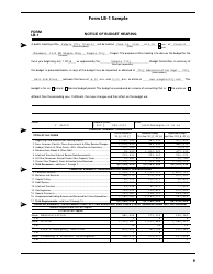 Form 150-504-073 Local Budget Law and Notice of Property Tax - Forms and Instructions for Municipal Corporations - Oregon, Page 9
