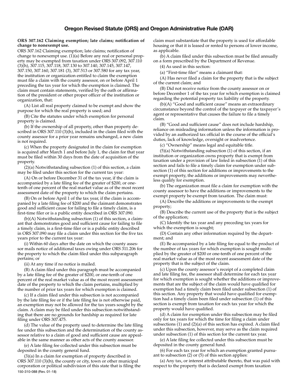 Form ORAPRPPTE Fill Out, Sign Online and Download Fillable PDF