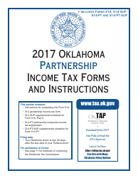 Document preview: Oklahoma Partnership Income Tax Forms and Instructions - Oklahoma