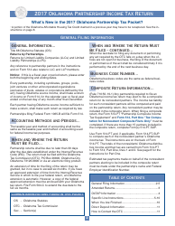 Oklahoma Partnership Income Tax Forms and Instructions - Oklahoma, Page 2