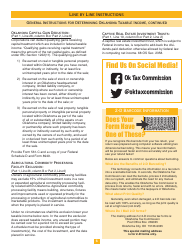 Oklahoma Corporation Income and Franchise Tax Forms and Instructions - Oklahoma, Page 6