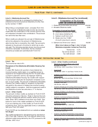 Oklahoma Corporation Income and Franchise Tax Forms and Instructions - Oklahoma, Page 9
