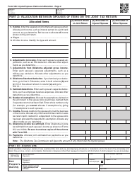 OTC Form 505 Injured Spouse Claim and Allocation - Oklahoma, Page 2