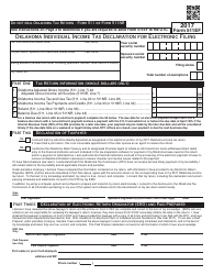 OTC Form 722-1 Download Fillable PDF or Fill Online Declaration of ...