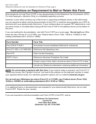 OTC Form 511EF Oklahoma Individual Income Tax Declaration for Electronic Filing - Oklahoma, Page 2