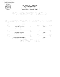 Packet S - Application for Settlement of Tax Liability - Oklahoma, Page 21