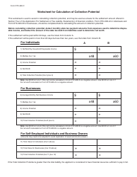 Packet S - Application for Settlement of Tax Liability - Oklahoma, Page 22