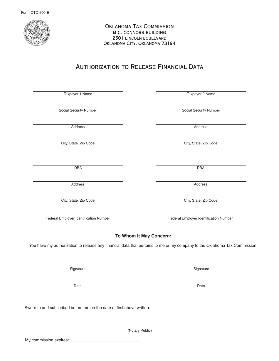 Packet S - Application for Settlement of Tax Liability - Oklahoma, Page 24