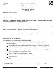 Packet S - Application for Settlement of Tax Liability - Oklahoma, Page 26
