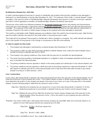 OTC Form 576 Natural Disaster Tax Credit (For Residential Real Property Owners Only) - Oklahoma, Page 2
