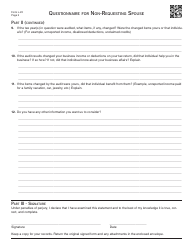 OTC Form L-22 Questionnaire for Non-requesting Spouse - Oklahoma, Page 3
