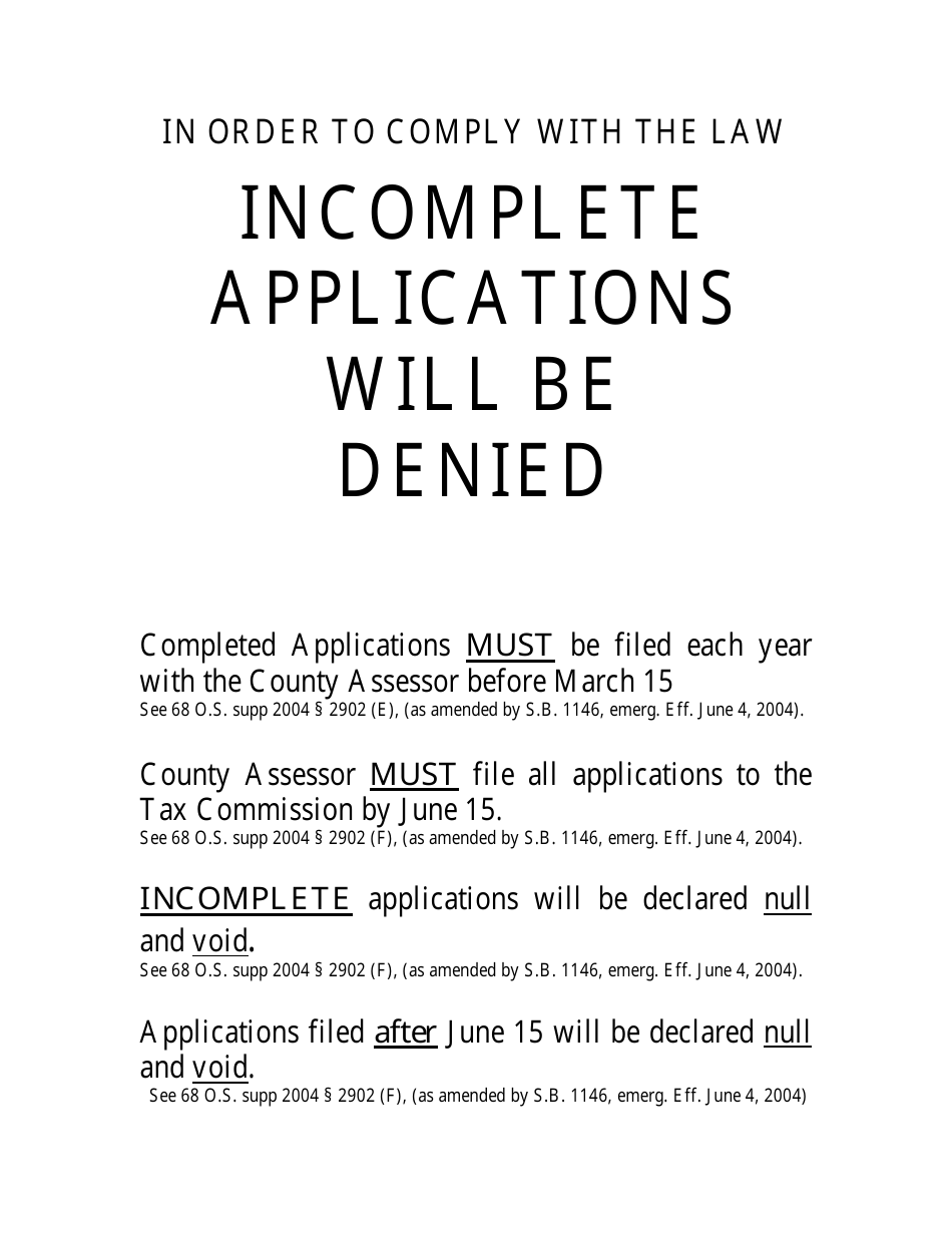 OTC Form 900XM Tax Exempt Manufacturing Application - Oklahoma, Page 1