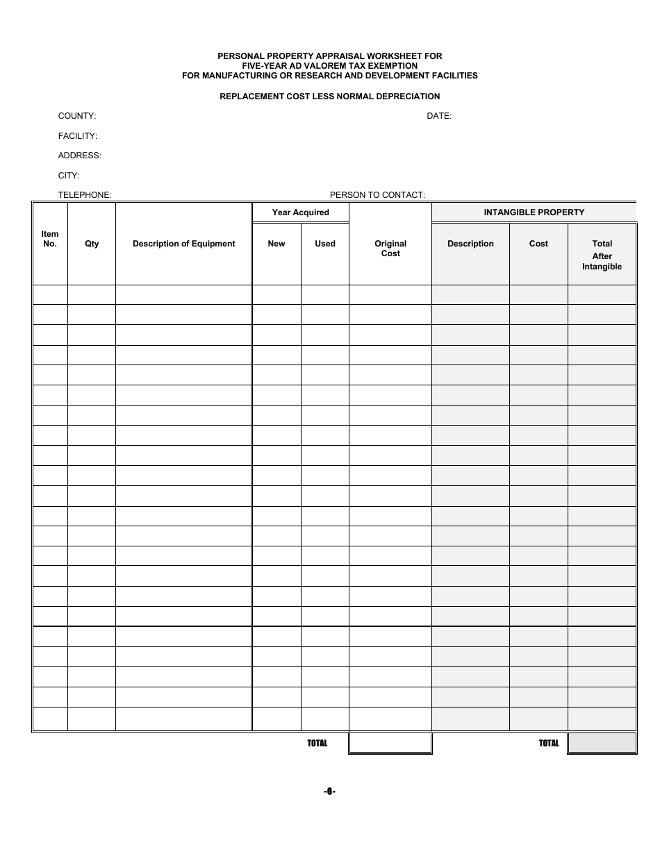 OTC Form 900XM Tax Exempt Manufacturing Application - Oklahoma, Page 8