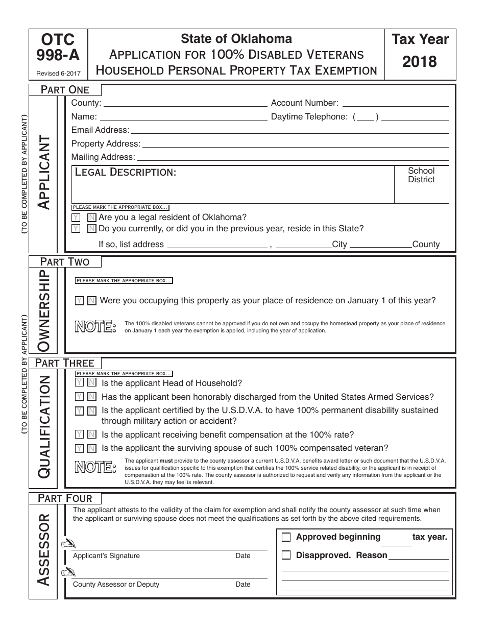 otc-form-998-a-download-fillable-pdf-or-fill-online-application-for-100