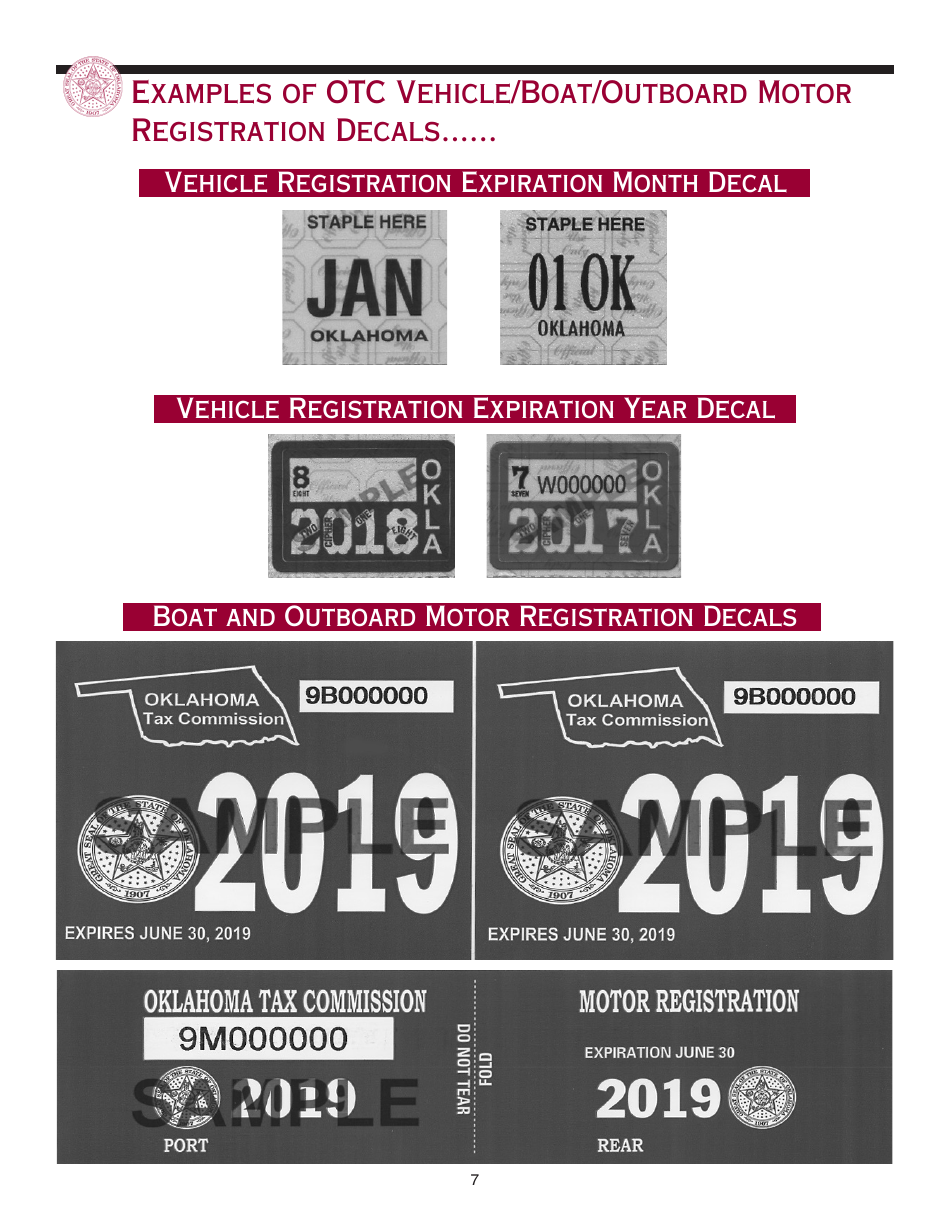 Packet R - Application for Refund of Motor Vehicle Payment - Oklahoma, Page 11