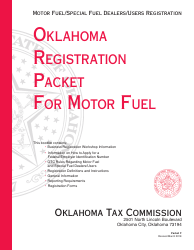 Document preview: Packet F - Oklahoma Registration Packet for Motor Fuel - Oklahoma