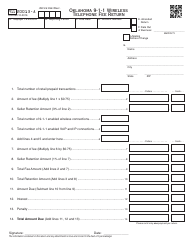 OTC Form 20013-A Oklahoma 9-1-1 Wireless Telephone Fee Return - Oklahoma, Page 2
