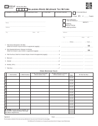 OTC Form ATG20012 Oklahoma Mixed Beverage Tax Return - Oklahoma