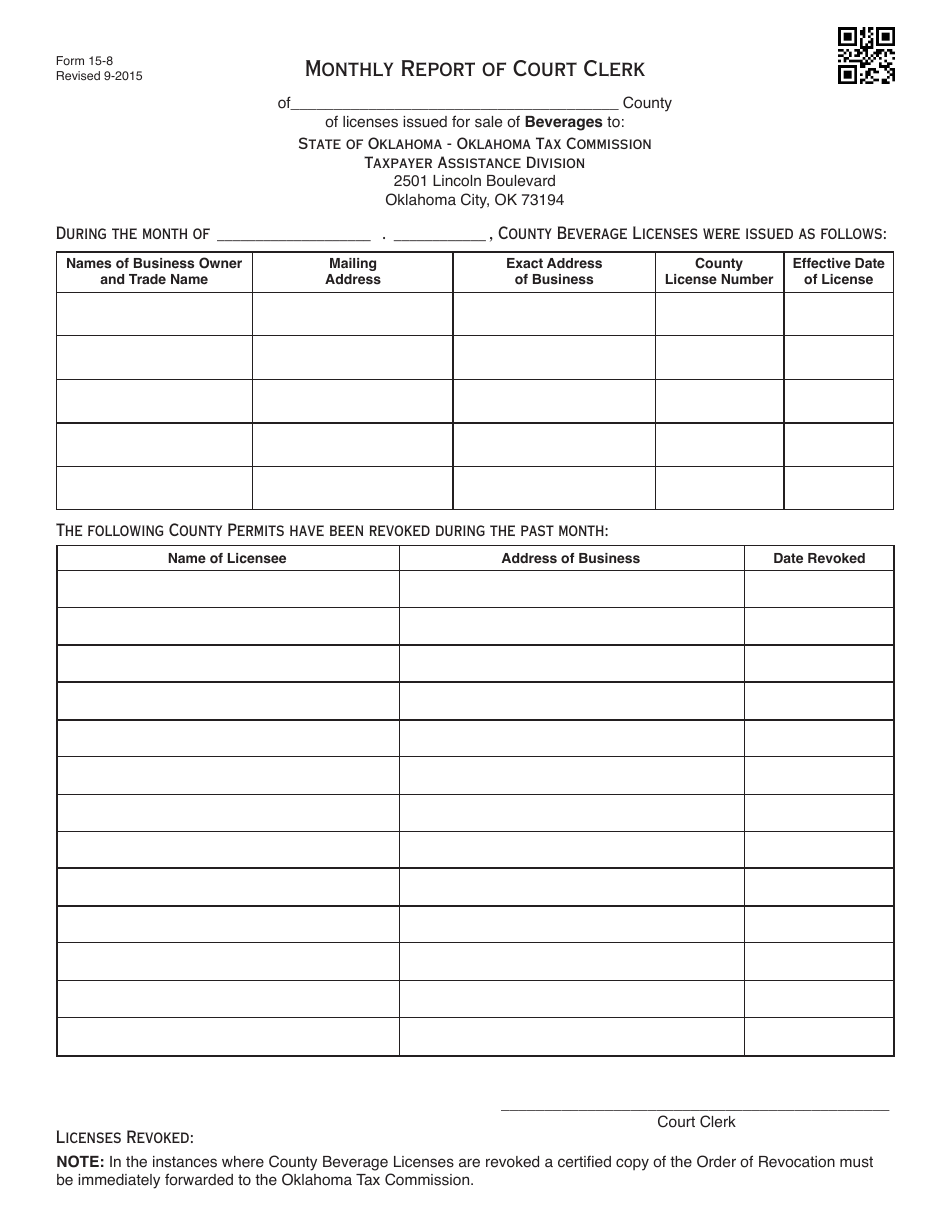 OTC Form 158 Fill Out, Sign Online and Download Fillable PDF