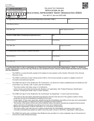 Document preview: OTC Form 80001 Application as an Educational Improvement Grant Organization (Eigo) - Oklahoma