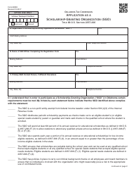 Document preview: OTC Form 80002 Application as a Scholarship-Granting Organization (Sgo) - Oklahoma