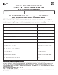 OTC Form FRX200 Oklahoma Annual Franchise Tax Return - Oklahoma, Page 2