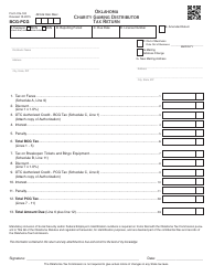 OTC Form 124 Oklahoma Charity Gaming Distributor Tax Return Packet - Oklahoma, Page 3