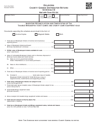 OTC Form 124 Oklahoma Charity Gaming Distributor Tax Return Packet - Oklahoma, Page 7