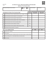 OTC Form 70002 Alternative Fuels Wholesaler/Retailer/Consumer Monthly Tax Calculation - Oklahoma, Page 2