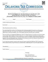 Title Cancellation of a Manufactured Home - Oklahoma, Page 5