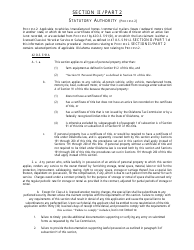 OTC Form 752 Title 42 Possessory Lien Procedures on Vehicles, Manufactured Homes, Commercial Trailers, Boats and Outboard Motors - Oklahoma, Page 20