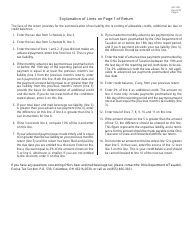 Instructions for Form ALC83I, ALC-83 Monthly Ohio Beer and Malt Beverage Tax Return - Ohio, Page 2