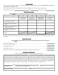 Form CAT CS Commercial Activity Tax Credit Schedule - Ohio, Page 2
