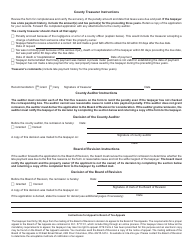 Form DTE23A Application for the Remission of Real Property and Manufactured Home Late-Payment Penalties (R.c. 5715.39) - Ohio, Page 2