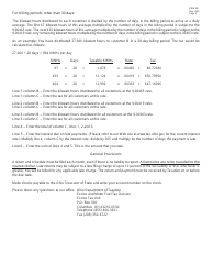 Instructions for Form KWH2, KWH2A - Ohio, Page 2