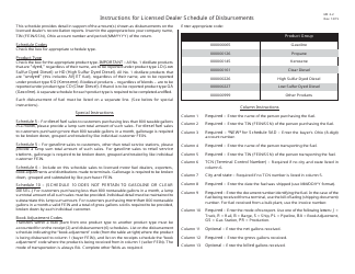 Document preview: Instructions for Schedule 10, 5, 6 Licensed Dealer Schedule of Disbursements - Ohio