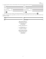 Form ST900 Application for an Ohio Direct Payment Permit - Ohio, Page 2