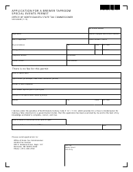Document preview: Form SFN60428 Application for a Brewer Taproom Special Events Permit - North Dakota