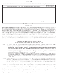 Form SFN25831 Coal Severance Tax - North Dakota, Page 2