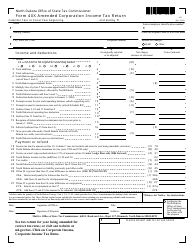 Form L02 (40X) Amended Corporation Income Tax Return - North Dakota