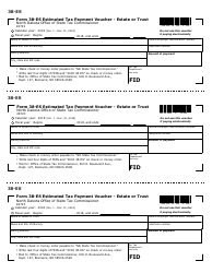 Form 38-ES Estimated Income Tax - Estates and Trusts - North Dakota, Page 4