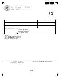 Form SFN23016 &quot;Lp Gas Tax Payment Voucher&quot; - North Dakota