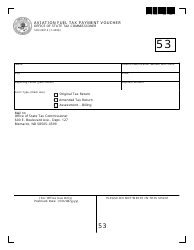 Document preview: Form SFN23013 Aviation Fuel Tax Payment Voucher - North Dakota