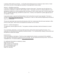Form SFN22911 Motor Fuel Tax License Applicant - General Information - North Dakota, Page 7