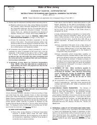 Instructions for Form BFC-1 Corporation Business Tax Return for Banking and Financial Corporations - New Jersey, Page 3