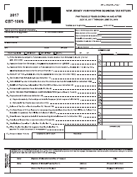 Form CBT-100S New Jersey Corporation Business Tax Return - New Jersey