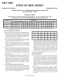Instructions for Form CBT-100S S Corporation Business Tax Return - New Jersey, Page 4