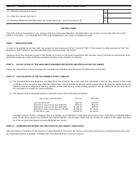 Form 316 Business Retention and Relocation Tax Credit - New Jersey, Page 2