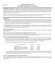 Form 317 Sheltered Workshop Tax Credit - New Jersey, Page 3